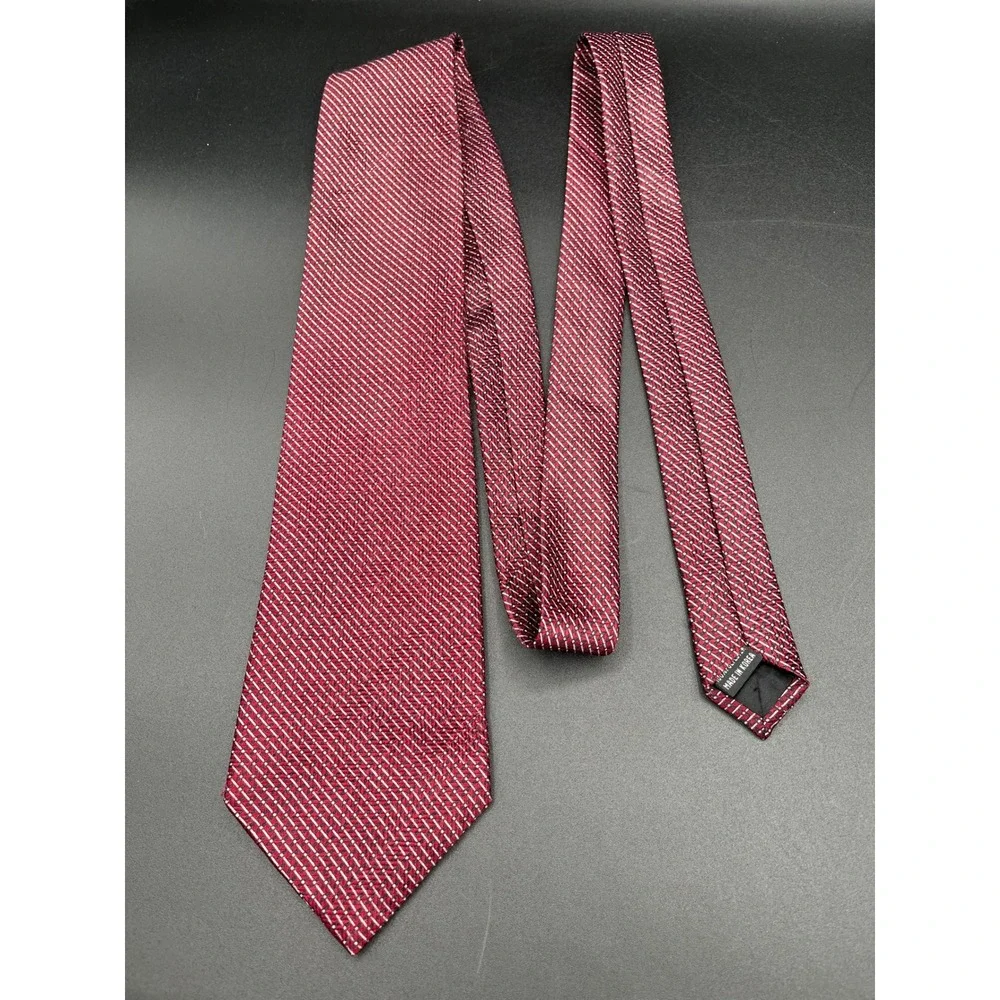 Set of 3 Mens Neck Ties Blue Burgundy Tommy Hilfiger English Laundry Umo Lorenzo